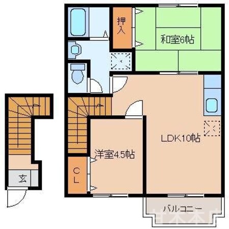 サン・ミシェルの物件間取画像